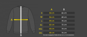 Size Chart DE Sweater